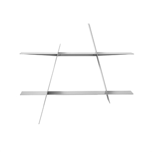 A Shelf - Hylde - Silver steel - Flere størrelser